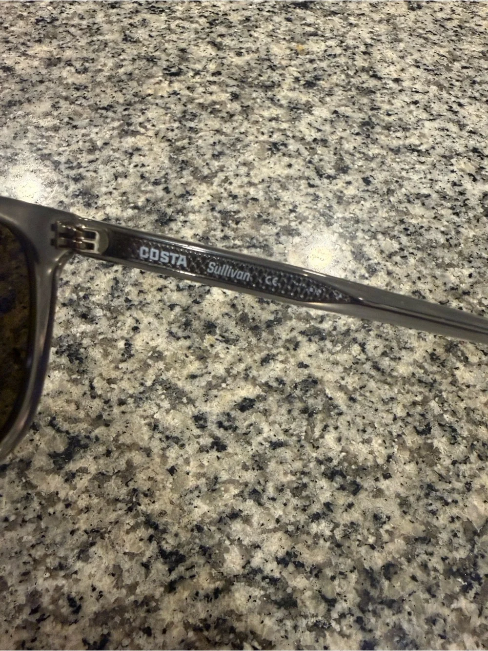 Costa Matte Gray Frame Sunglasses with Blue Mirrored Lenses